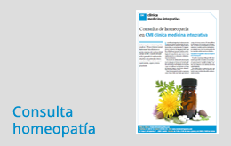 Consulta homeopatía